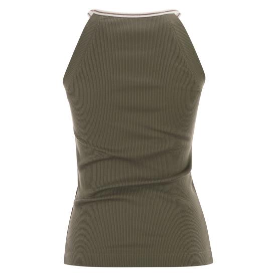 26SS 브루넬로 쿠치넬리 폴로 티셔츠 MG902DO320 OLIVE - BRUNELLO CUCINELLI