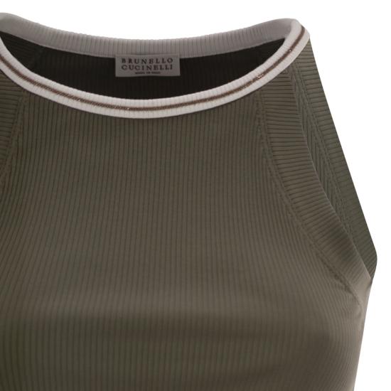 26SS 브루넬로 쿠치넬리 폴로 티셔츠 MG902DO320 OLIVE - BRUNELLO CUCINELLI