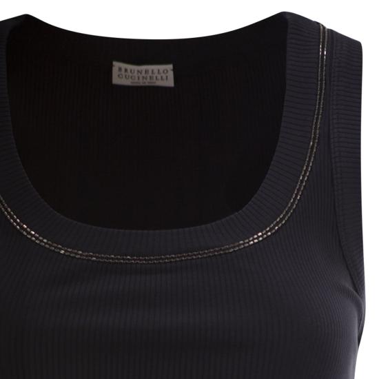 26SS 브루넬로 쿠치넬리 폴로 티셔츠 MG902BW710 BLUE - BRUNELLO CUCINELLI