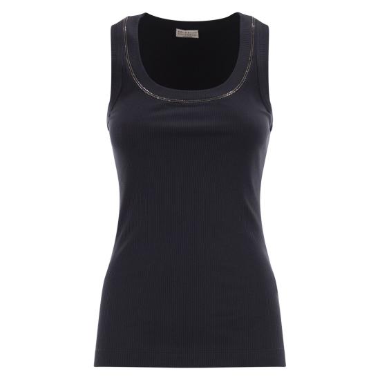 26SS 브루넬로 쿠치넬리 폴로 티셔츠 MG902BW710 BLUE