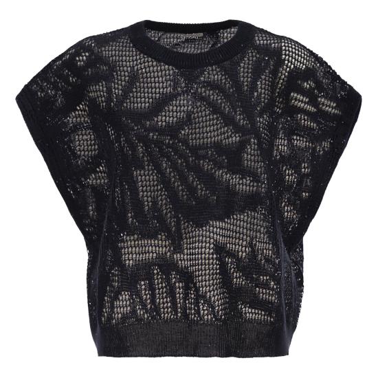 26SS 브루넬로 쿠치넬리 대즐링 워터 릴리 티셔츠 MDT771010 BLUE