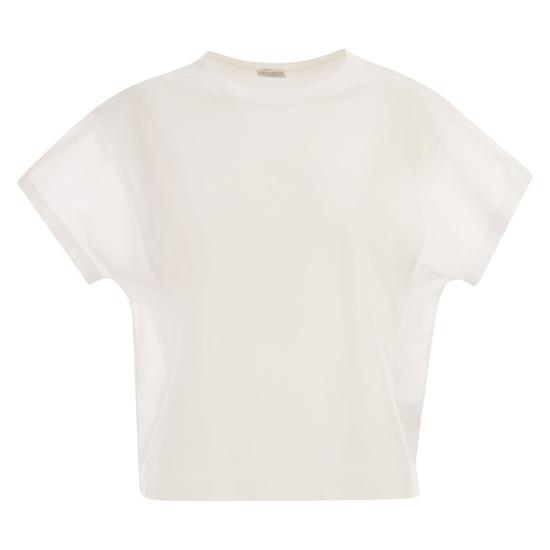 26SS 브루넬로 쿠치넬리 폴로 티셔츠 M0T81BX800 WHITE