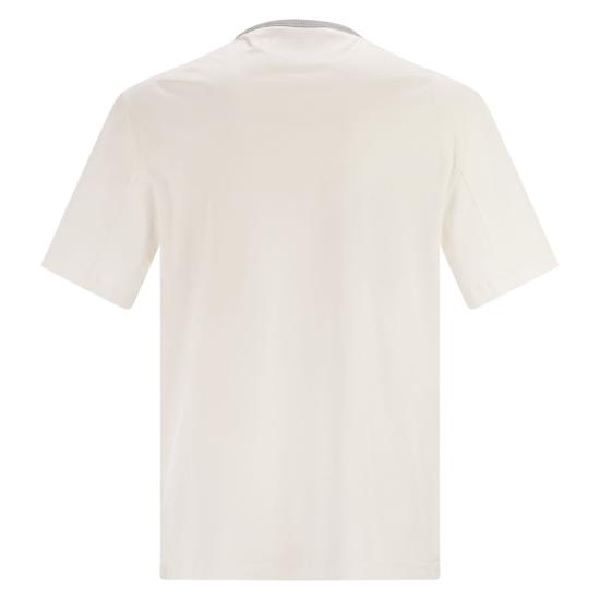 26SS 브루넬로 쿠치넬리 로고 티셔츠 M0B131001G WHITE - BRUNELLO CUCINELLI