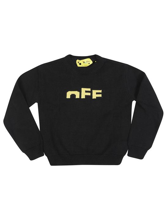 25FW [키즈] 오프화이트 트레이닝 상의 44BHE001F5K003 1018 Black