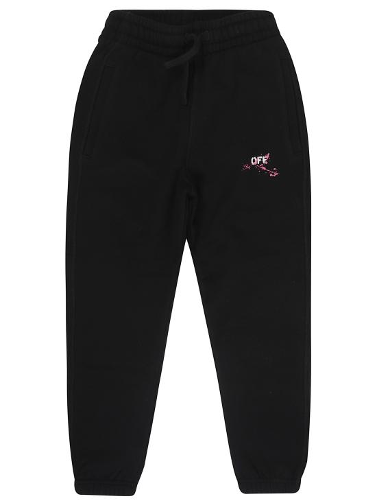 25FW [키즈] 오프화이트 스트레이트 팬츠 44GCH001F5F002 1032 Black