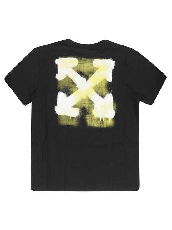 25FW [키즈] 오프화이트 티셔츠 44BAA002F5J006 1018 Black - OFF WHITE