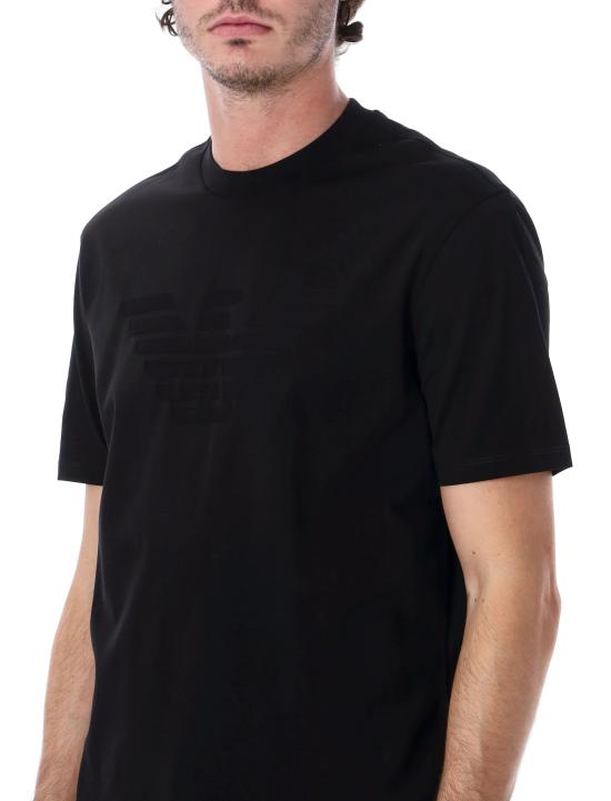 26FW 엠포리오 아르마니 반팔 티셔츠 EM004593AF10762 FC301 NERO - EMPORIO ARMANI