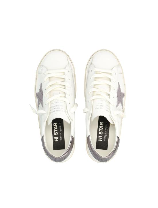 26SS 골든구스 하이스타 스니커즈 GWF00118F007865 12352 WHITE GREY LILLAC - GOLDEN GOOSE