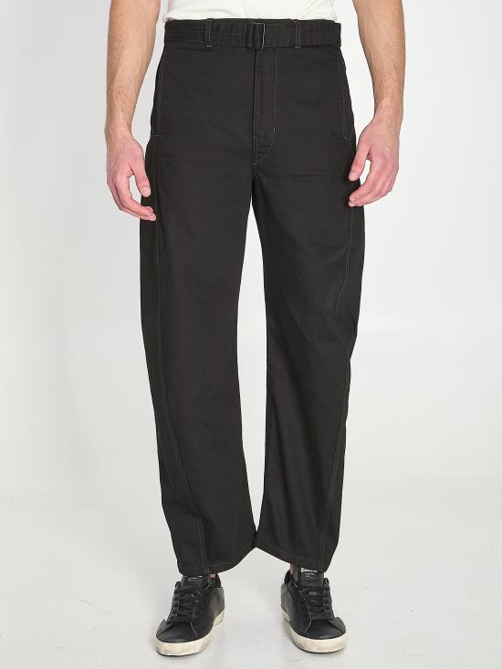 26SS 르메르 데님 팬츠 PA326 BLACK