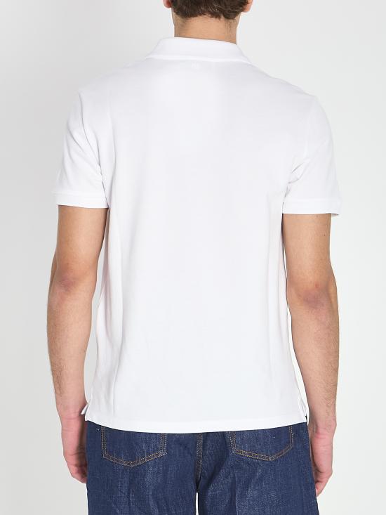 26SS 아미 스몰 하트 로고 폴로 티셔츠 HPL411 WHITE - AMI