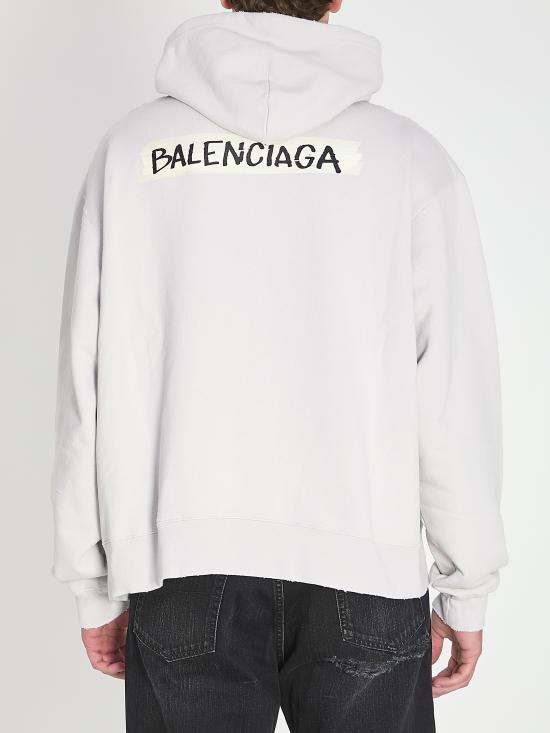 26SS 발렌시아가 긴팔 티셔츠 850338 WHITE - BALENCIAGA