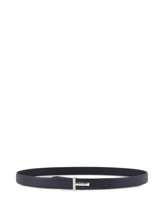 26SS 톰포드 레더 리버시블 버클 T 가죽 벨트 TB224 LCL236SUNA Blue