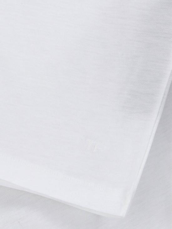 26SS 톰포드 반팔 티셔츠 JCS004 JMT012 WAB White - TOMFORD