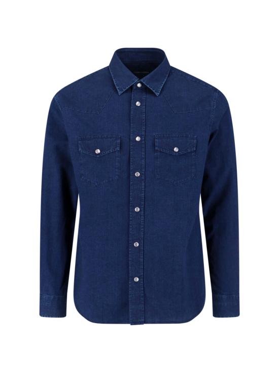 26SS 톰포드 긴팔 셔츠 HDS001 FMC289 UCC Blue