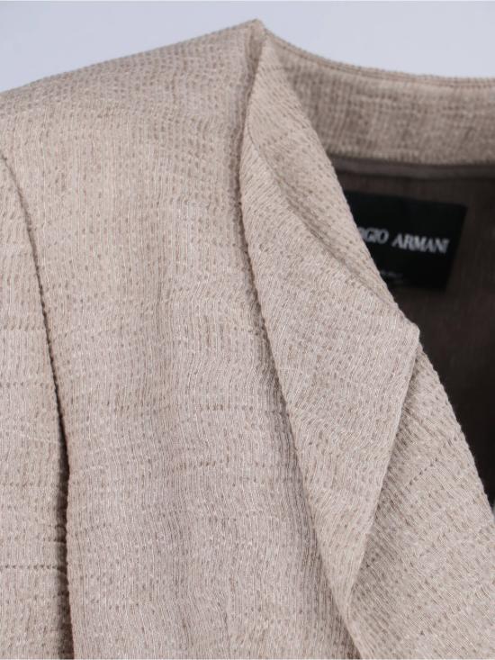 26SS 조르지오 아르마니 수트 자켓 GW002778 TE20131 M6303 Beige - GIORGIO ARMANI