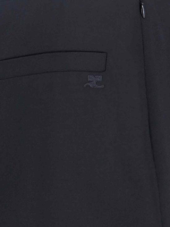 26SS 쿠레쥬 미디 스커트 126CJU333PL0170 9999 Black - COURREGES