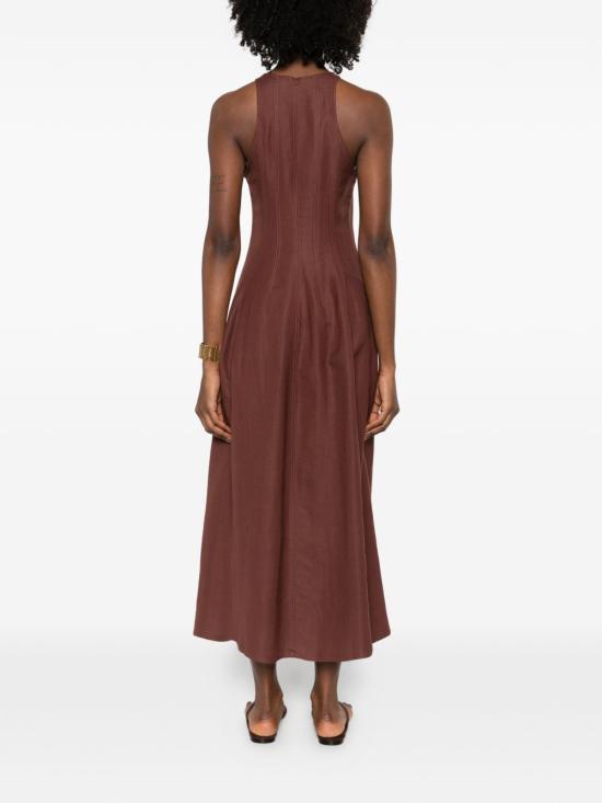 26SS 브루넬로 쿠치넬리 롱 원피스 MH126A5171 C9092 Purple - BRUNELLO CUCINELLI