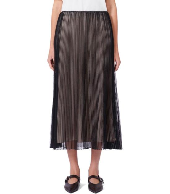 26SS 위켄드막스마라 롱 스커트 2615771021600 001 XS Black - WEEKEND MAX MARA