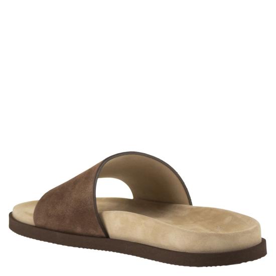 26SS 브루넬로 쿠치넬리 뮬/슬리퍼 MZUSOLY236 CAMEL - BRUNELLO CUCINELLI