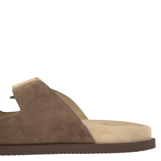 26SS 브루넬로 쿠치넬리 뮬/슬리퍼 MZUSOLY235 BROWN - BRUNELLO CUCINELLI