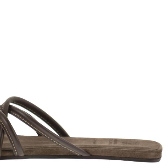 26SS 브루넬로 쿠치넬리 뮬/슬리퍼 MZGAC3239 DARK BROWN - BRUNELLO CUCINELLI