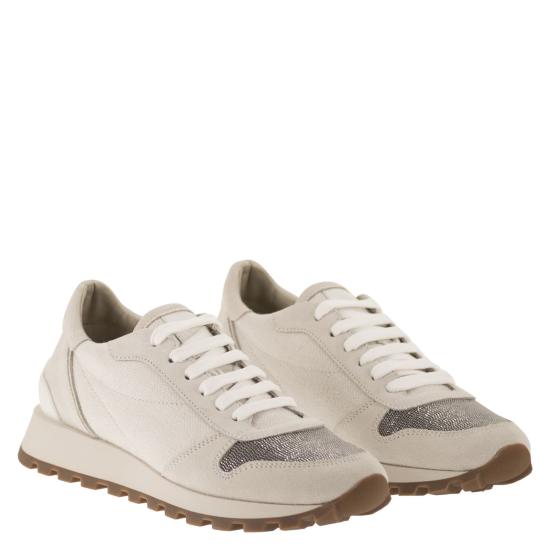 26SS 브루넬로 쿠치넬리 스니커즈 MZ58G1960 WHITE - BRUNELLO CUCINELLI