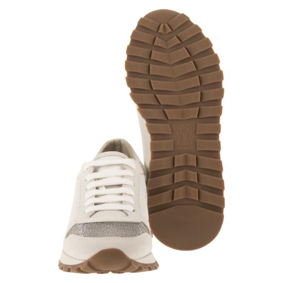 26SS 브루넬로 쿠치넬리 스니커즈 MZ58G1960 WHITE - BRUNELLO CUCINELLI