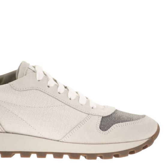 26SS 브루넬로 쿠치넬리 스니커즈 MZ58G1960 WHITE - BRUNELLO CUCINELLI