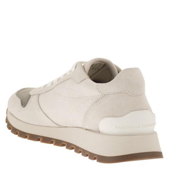 26SS 브루넬로 쿠치넬리 스니커즈 MZ58G1960 WHITE - BRUNELLO CUCINELLI