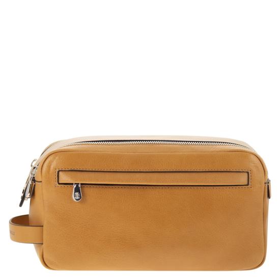 26SS 브루넬로 쿠치넬리 뷰티 케이스 MWTGBU334 COGNAC