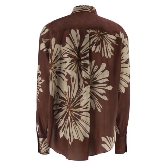 26SS 브루넬로 쿠치넬리 블라우스 MQ967RH206 BORDEAUX - BRUNELLO CUCINELLI