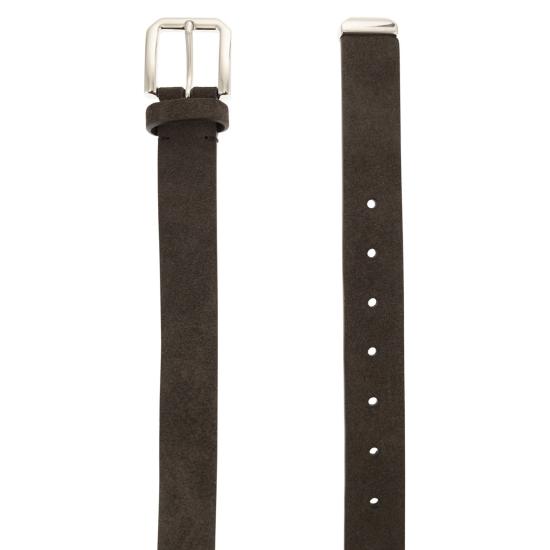 26SS 브루넬로 쿠치넬리 가죽 벨트 MAUGP317 DARK BROWN - BRUNELLO CUCINELLI