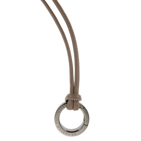 26SS 브루넬로 쿠치넬리 목걸이/팬던트 MACP9G002 BEIGE - BRUNELLO CUCINELLI