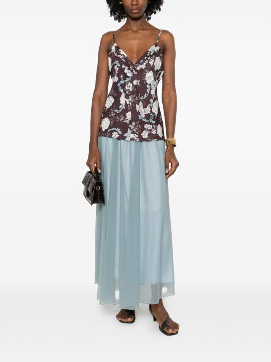 26SS 포르테포르테 미디 스커트 14592 MYSKIRTCIOTTOLO Grey - FORTE FORTE