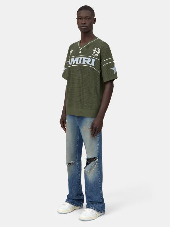 26SS 아미리 반팔 티셔츠 AMTOKN1006 329 Green - AMIRI