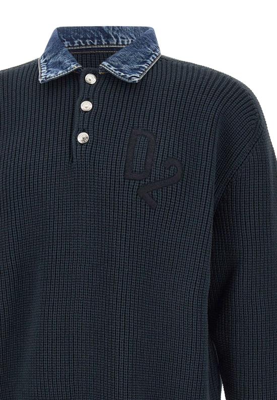 26SS 디스퀘어드2 폴로 티셔츠 S74HA1629 D13185962 Blue - DSQUARED2