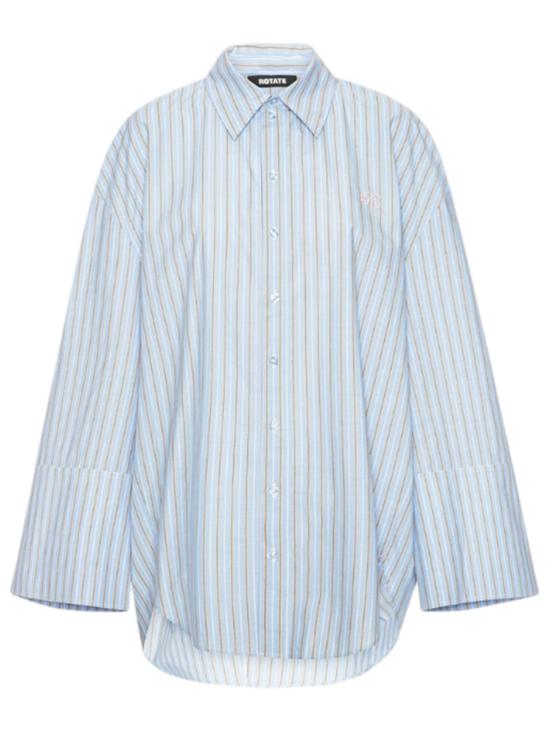 26SS 로테이트 셔츠 115366 3082 Azzurra