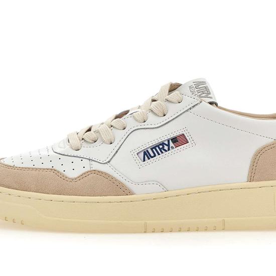 24FW 오트리 MEDALIST 메달리스트 로우탑 스니커즈 AULM LS21 White - AUTRY
