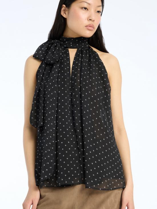 26SS 로테이트 블라우스 115238 000 Black - ROTATE