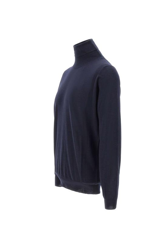 25FW 필리포 드 로렌티스 스웨터 DV1ML LSC18R890 Blue - FILIPPO DE LAURENTIIS