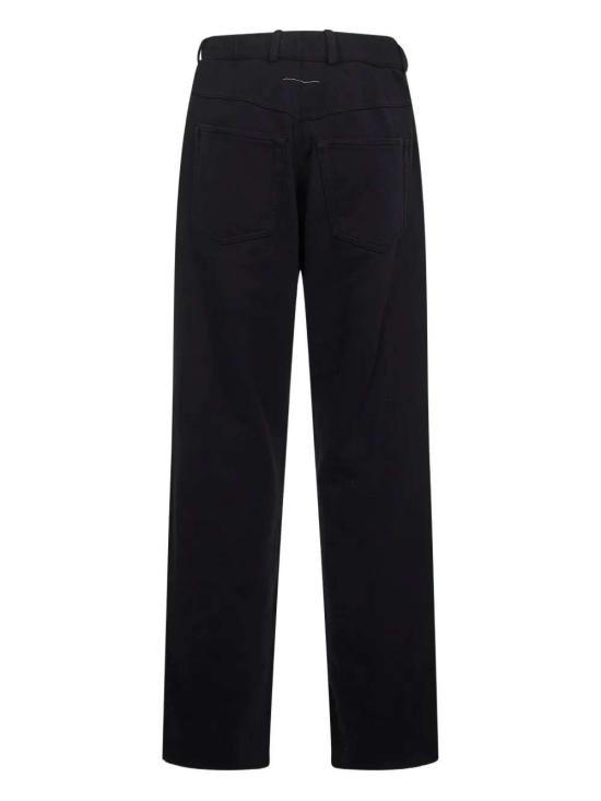 26SS MM6 메종마르지엘라 코튼 트라우저 S52KA0548M25014 BLACK - MM6 MAISON MARGIELA