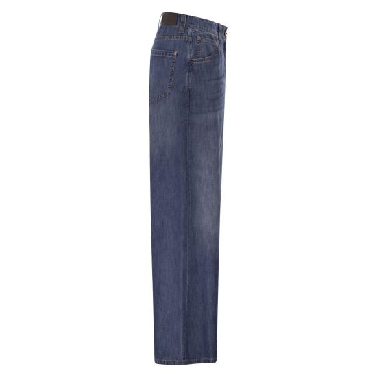 26SS 브루넬로 쿠치넬리 데님 팬츠 MH192P4039 BLUE - BRUNELLO CUCINELLI