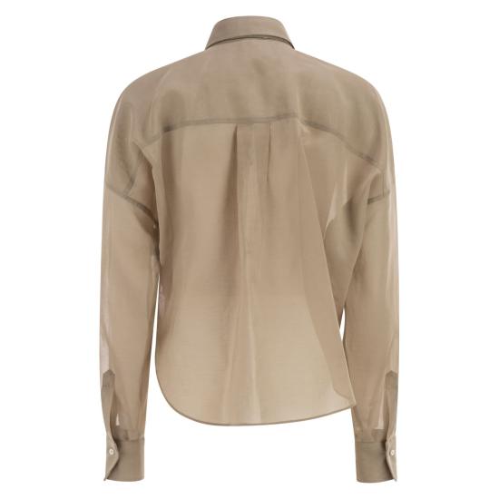 26SS 브루넬로 쿠치넬리 블라우스 M0F91MX616 BEIGE - BRUNELLO CUCINELLI
