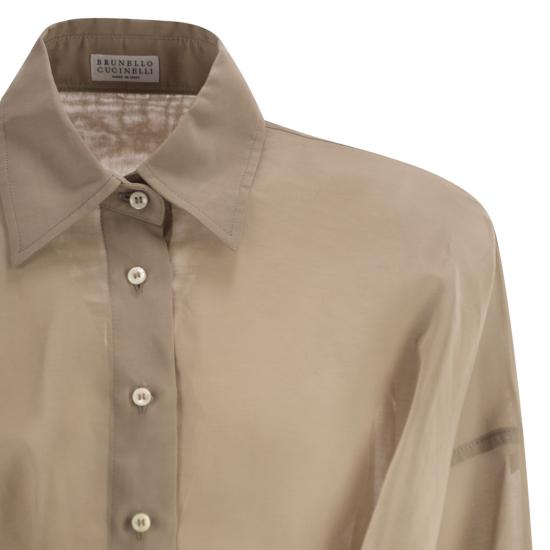 26SS 브루넬로 쿠치넬리 블라우스 M0F91MX616 BEIGE - BRUNELLO CUCINELLI