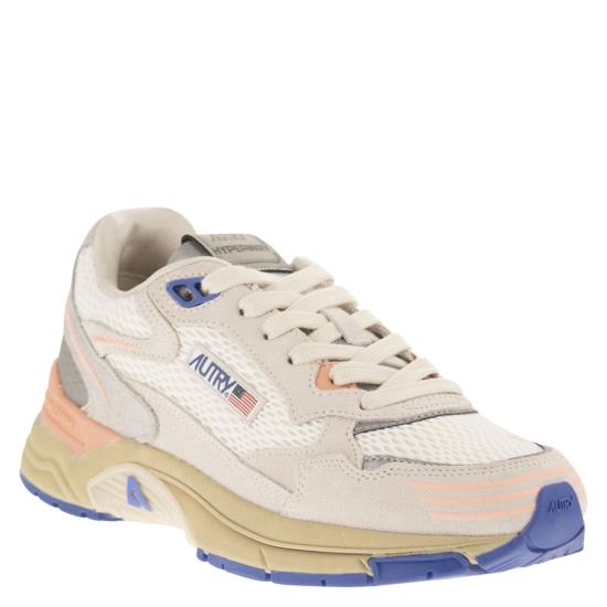 26SS 오트리 스니커즈 HYLW WHITE BLUE - AUTRY