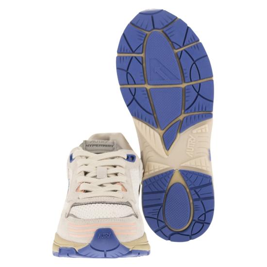 26SS 오트리 스니커즈 HYLW WHITE BLUE - AUTRY