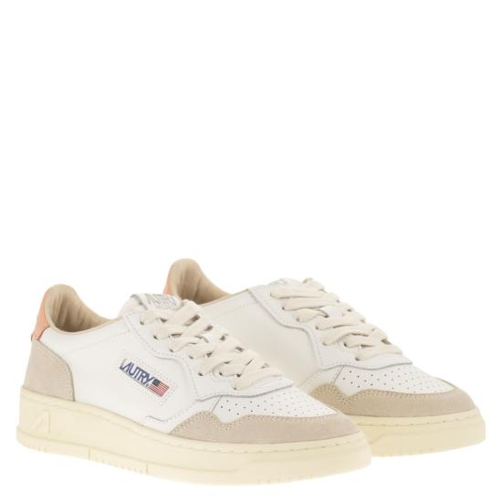 26SS 오트리 스니커즈 AULW WHITE PINK - AUTRY