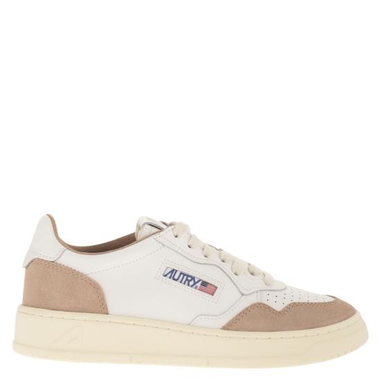 26SS 오트리 스니커즈 AULW WHITE BEIGE