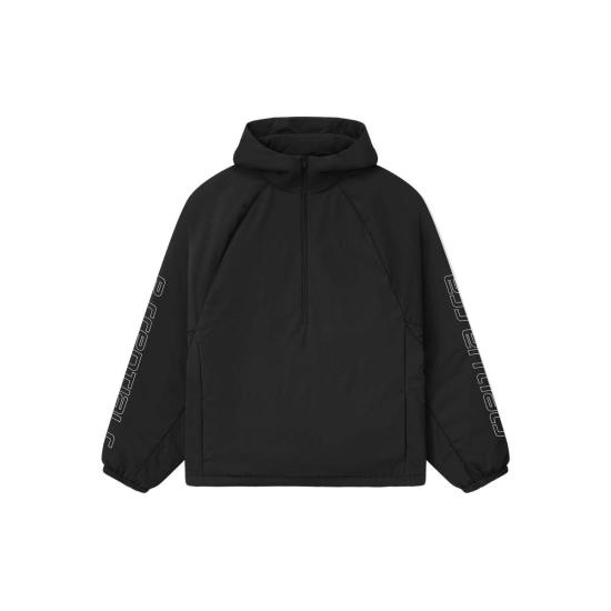  피어오브갓 자켓 Fear Of God Tech 나일론 하프 집업 아노락 재킷 빈티지 블랙