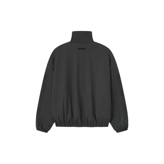  피어오브갓 터틀넥 Fear Of God Tech 나일론 하프 집업 트랙 재킷 아이언 그레이 - FEAR OF GOD